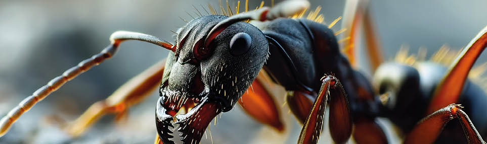 An ant with a shaved body and has a mustache, macro photography, close-up, high-quality details, deep focus, professional shot, --ar 3:2 --style raw --stylize 250 --v 6 Job ID: dd5db7d6-6433-4a50-b3d5-69491ac23ece