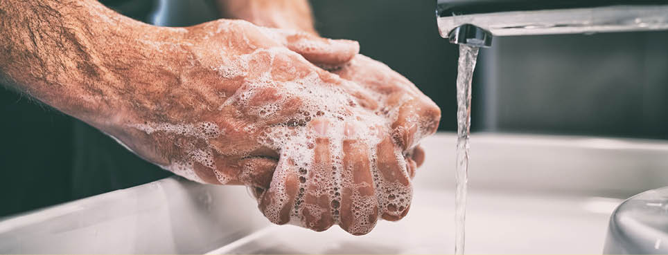 How to wash your hands for COVID-19 prevention.