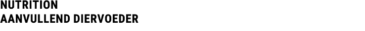 NUTRITION Aanvullend DIERVOEDER