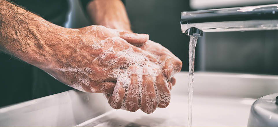 How to wash your hands for COVID-19 prevention.