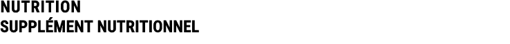 NUTRITION SUPPL MENT NUTRITIONNEL 