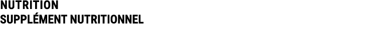 NUTRITION SUPPL MENT NUTRITIONNEL 