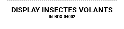 DISPLAY Insectes Volants IN BOX 04002