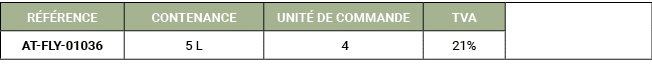 R F RENCE,CONTENANCE,UNIT DE COMMANDE,TVA,,AT FLY 01036,5 L, 4,21%