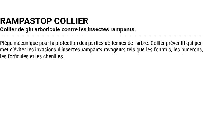 RAMPASTOP COLLIER Collier de glu arboricole contre les insectes rampants. Pi ge m canique pour la protection des part...