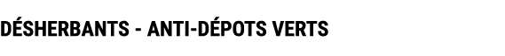 D SHERBANTS ANTI D POTS VERTS