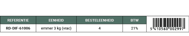 REFERENTIE,EENHEID,BESTELEENHEID,BTW,￼,RD DIF 61006,emmer 3 kg (vrac),4,21%