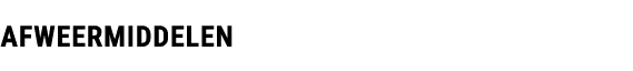 AFWEERMIDDELEN