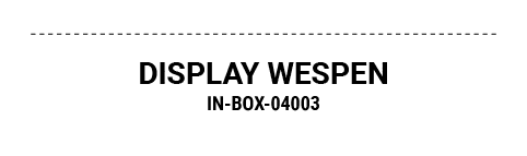 DISPLAY WESPEN IN BOX 04003