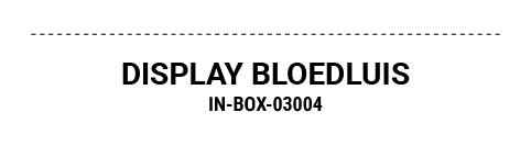 DISPLAY BLOEDLUIS IN BOX 03004