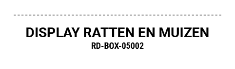DISPLAY RATTEN EN MUIZEN RD BOX 05002 