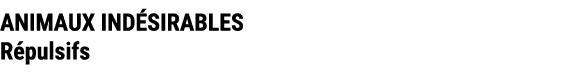ANIMAUX IND SIRABLES R pulsifs