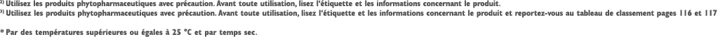 2) Utilisez les produits phytopharmaceutiques avec pr caution. Avant toute utilisation, lisez l‘ tiquette et les info...