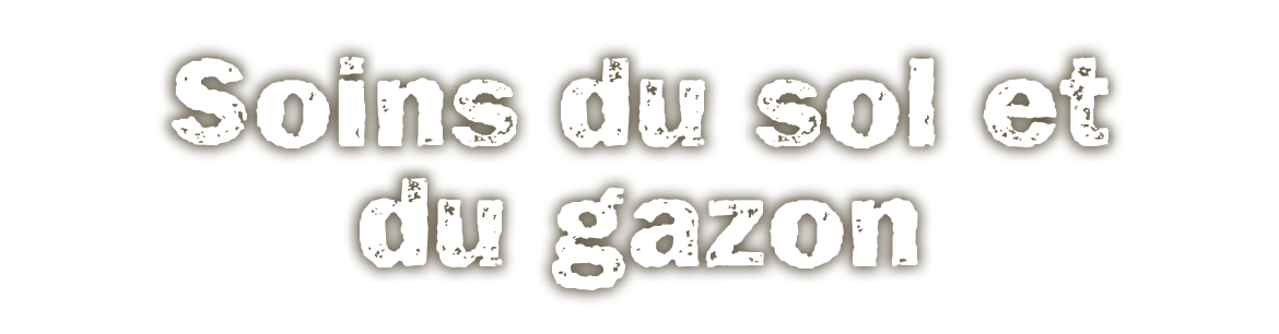 Soins du sol et du gazon