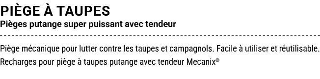 PI GE  TAUPES Pi ges putange super puissant avec tendeur Pi ge m canique pour lutter contre les taupes et campagnols...