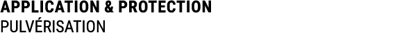 APPLICATION & PROTECTION PULV RISATION