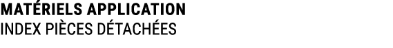 MAT RIELS APPLICATION INDEX PI CES D TACH ES