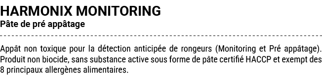 HARMONIX MONITORING P te de pr app tage App t non toxique pour la d tection anticip e de rongeurs (Monitoring et Pr ...