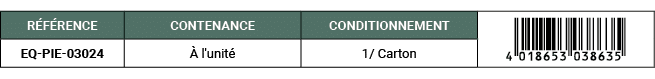 R F RENCE,CONTENANCE,CONDITIONNEMENT,￼,EQ PIE 03024, l'unit ,1/ Carton