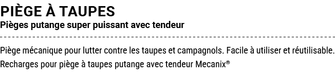 PI GE  TAUPES Pi ges putange super puissant avec tendeur Pi ge m canique pour lutter contre les taupes et campagnols...